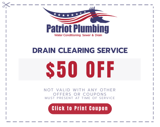 $50 off drain clearing
